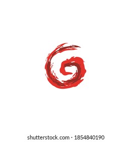 El diseño de la ilustración con formas espirales y vectoriales con forma de las llamas se hace negrita y negrita, se puede utilizar para diseños de logotipo e icono
