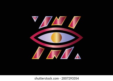 Illustration Design Symbol of Eye