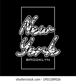 símbolo de diseño de ilustración símbolo de fondo vectorial, nueva york, gráficos de camiseta, impresión.