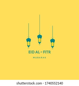 Vorlage für die Illustration von Eid Al-Fitr