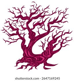 Illustration eines Baumes ohne Blätter