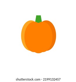 Illustration design vector of brown pumpkin fit for flash card, icon, logo, etc.