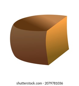 illustration design vector cut cheese clip art