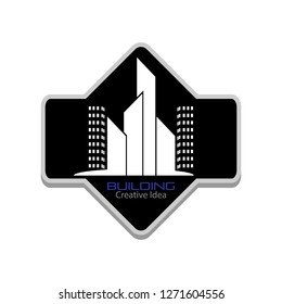 illustration design vector icon logo building
