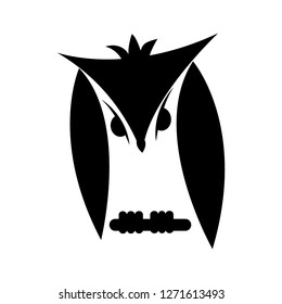 illustration design vector icon logo owl