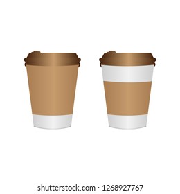 illustration design vector logo cup coffee