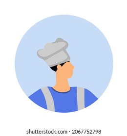 illustration design, vector, male avatar clip art. young boy