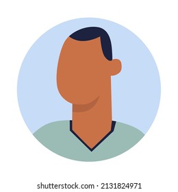 illustration design, vector, male avatar clip art. young boy