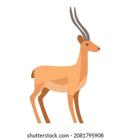 illustration design, vector of a reindeer