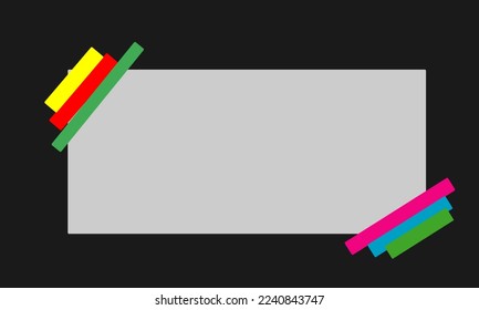 Illustration design vector of simple frame, fit for background, clip art, wallpaper, template, etc.