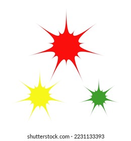 Illustration design vector of virus abstract, fit for icon, logo, clip art, backdrop, etc.