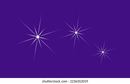 Illustration design vector of white star, Fit for wallpaper, wrapping paper, background, clip art, flash card, etc.