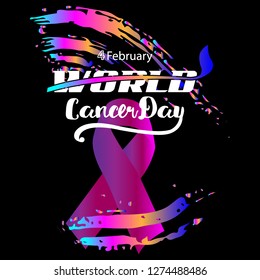 illustration design vector world cancer day