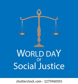illustration design vector world day social justice