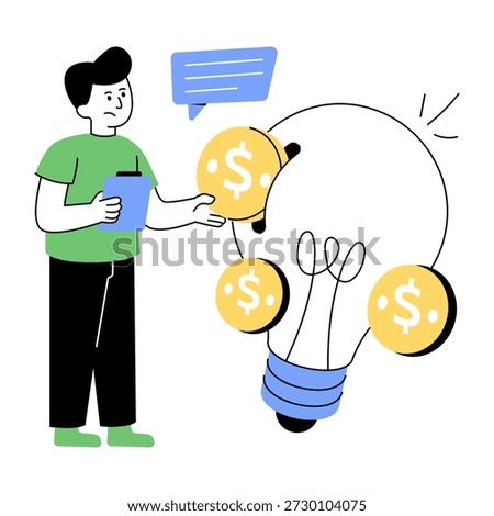 An illustration design of venture capital 