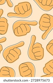 Illustration design wall art