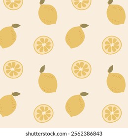 illustration, design, yellow, background, natural, leaf, vector, lemon, fruit, fresh, lemonade