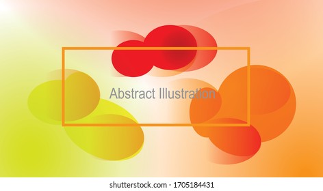 Illustration design,Creative geometric wallpaper. Trendy gradient shapes composition. Eps10 vector.