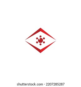 illustration designer VA square icon logo
