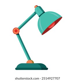 Illustration of Desk lamp Isolated on white