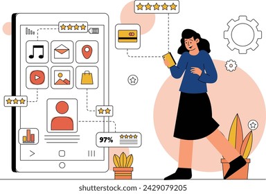 Illustration of a Developer's Experience for Mobile UI and UX