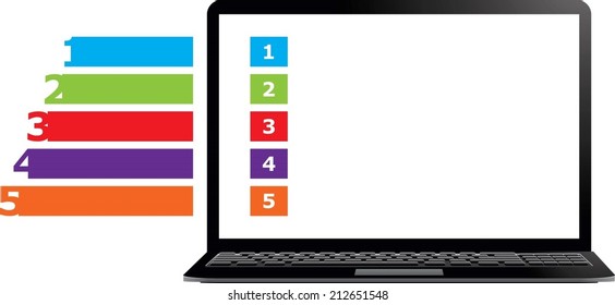 An Illustration of a Device with text on white background