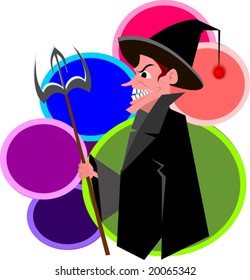 Illustration of a devil	