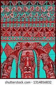 The illustration is devoted to ancient Egypt. I wanted to show the greatness of this country, reflected in modern culture. The history of ancient Egypt still attracts all adventurers!