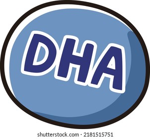 Illustration of DHA image character