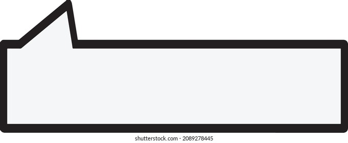 Illustration Dialogue Frame Black Frame Stock Vector (Royalty Free ...