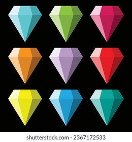 The Illustration of Diamond Game Element