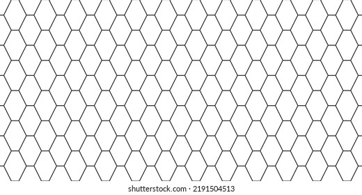 Illustration of diamond shape tiles. Geometric mosaic tiles. Narrow hexagon pattern mesh.