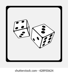 Illustration of dices.