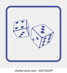 Illustration of dices.