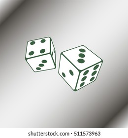 Illustration of dices.