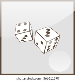 Illustration of dices.