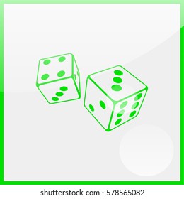 Illustration of dices.