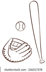 Ilustración de diferentes equipos de béisbol