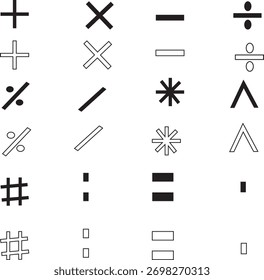 Illustration verschiedene verschiedene Symbol-Design