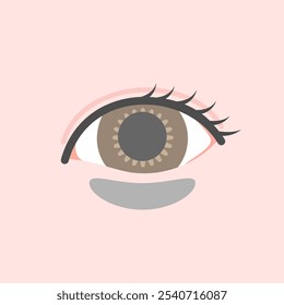 Ilustração de diferentes tipos de círculos escuros
