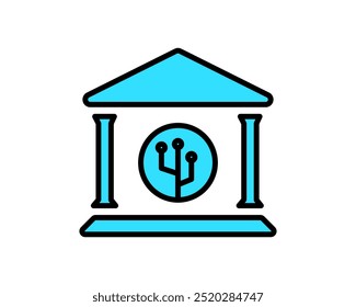 Illustration of a digital banking platform, symbolizing online banking services