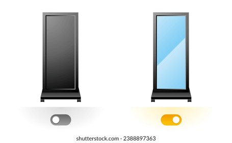 It is an illustration of digital signage.