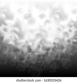 Illustration of dim or fog isolated, can be used as a cloud. EPS 10