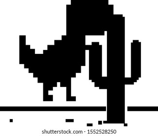 illustration of dino icon, sticker,tshirt print, vector illustration