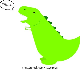 An illustration of a dinosaur