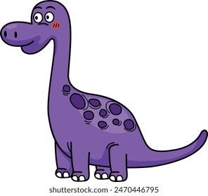 illustration of dinosaur outline character white on background vector