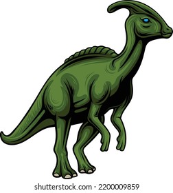 Illustration of dinosaur with premium quality stock vector
