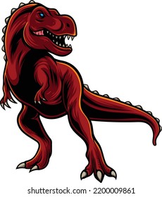 Illustration of dinosaur with premium quality stock vector