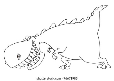 illustration of a dinosaur rex