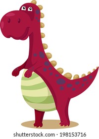 illustration of dinosaur vector